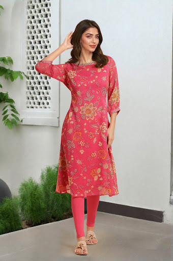 Chiffon Kurtis